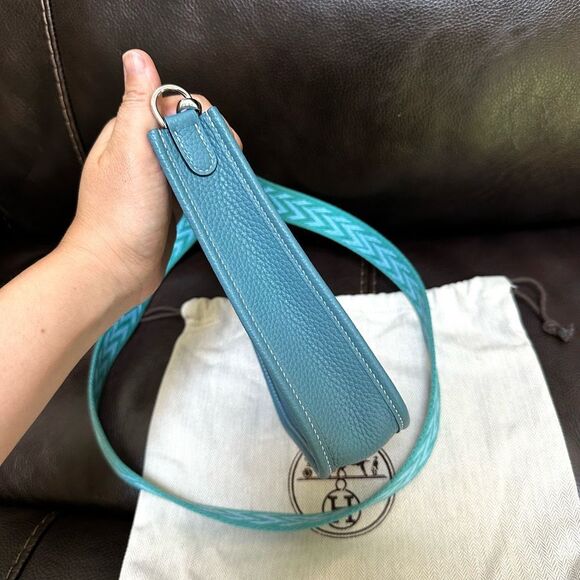 Hermes EVELYNE 16 Blue Jean Used Once - Picture 4 of 14